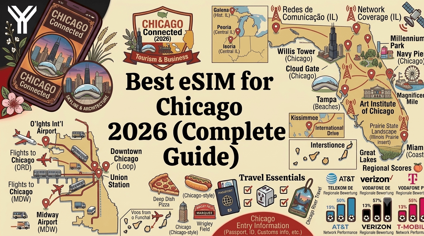 Best eSIM for Chicago 2026: Staying Connected from O'Hare to the Loop and the Lakefront