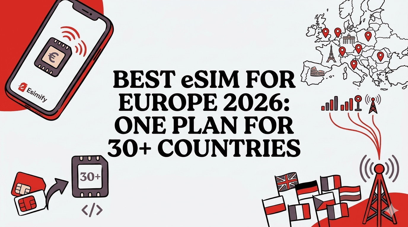 Best eSIM for Europe 2026: One Plan for 30+ Countries