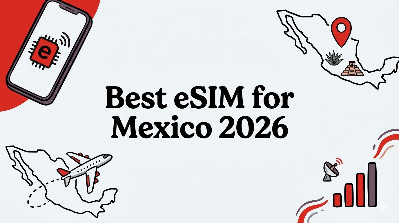 Best eSIM for Mexico 2026: Telcel, AT&T & Movistar Plans Compared