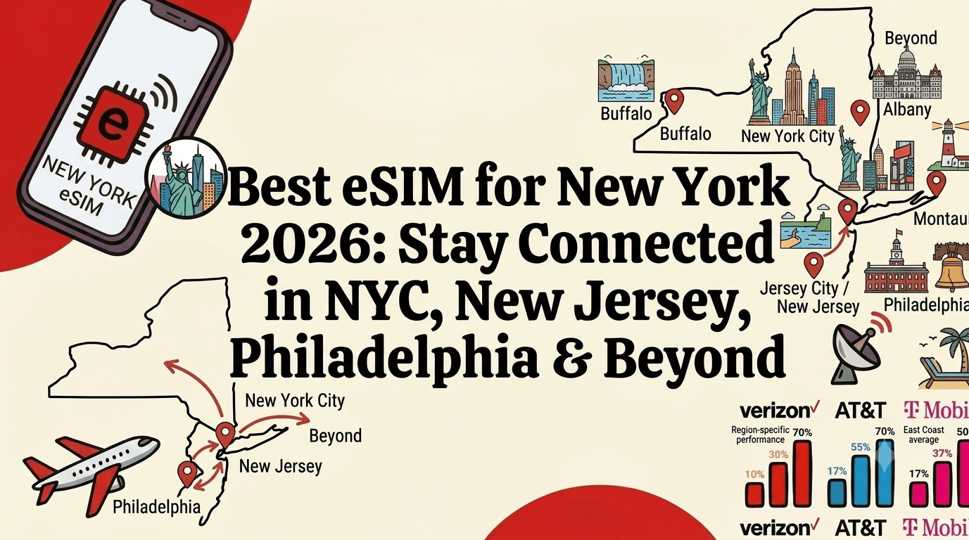 Best eSIM for New York 2026: Stay Connected in NYC, New Jersey, Philadelphia & Beyond