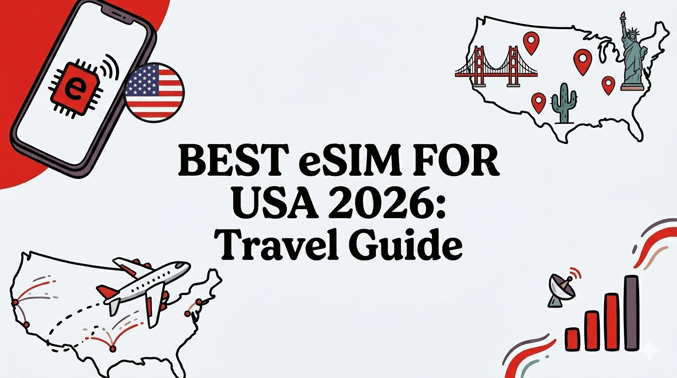 Best eSIM for USA 2026: T-Mobile, AT&T & Verizon Plans Compared