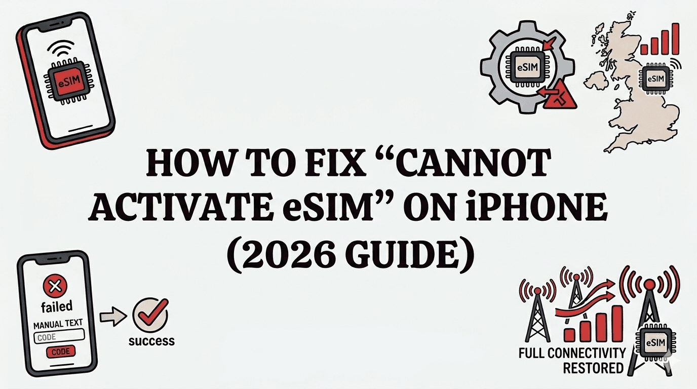 Cannot Activate eSIM on iPhone? 10 Fixes That Actually Work (2026)