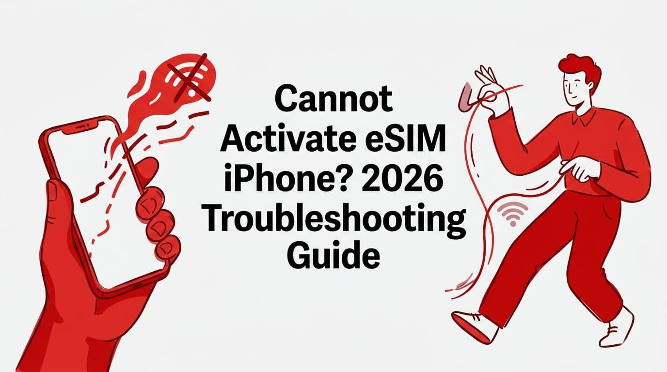 Cannot Activate eSIM iPhone? 2026 Troubleshooting Guide